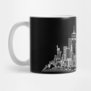 New York Skyline - White Mug